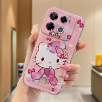 Sarung Telefon Beg Kad Kitty, Reka Bentuk Pesta Rama-rama Comel, Serasi dengan Infinix GT 20 Pro, No