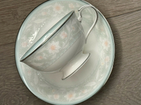 日瓷Vintage中古則武金標咖啡杯厚銀包邊下午茶杯杯子很有