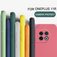 For Oneplus 11R Shockproof Square Liquid Silicon TPU Phone Case For Oneplus 11 Cellphone Suitcase for Oneplus 10 Pro 10R 10T 9