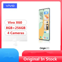 DHL Fast Delivery Vivo X60 5G Android Phone Exynos 1080 4300mAh 33W Charger 6.56" 120HZ Fingerprint 48.0MP Octa Core NFC