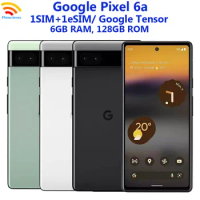 Google Pixel 6a 5G 6.1" 6GB RAM 128GB ROM NFC Google Tensor eSIM Octa Core Unlocked Android Original Cell Phone