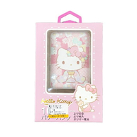 小禮堂 Hello Kitty 方形雙孔行動電源 5000Ah (粉和服款)