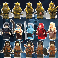 ของเล่นตุ๊กตาบล็อคตัวต่อ, ธีม Game of Thrones, คอลเลกชันฟิกเกอร์มินิ Lannister Jon Snow, ของขวัญ DIY
