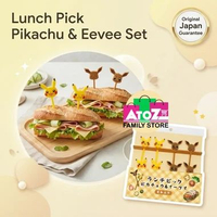 Lunch Pick Pikachu & Eevee Set