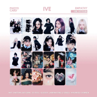 GLOSSY PHOTOCARD IVE REVIVE ROUNDED 25 PCS KPOP UNOFFICIAL YUJIN GAEUL WONYOUNG LIZ REI LEESEO