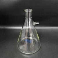 FAPEI Filtering flask with side tubulature,3000mL5000mL10000mL,Triangle flask with tubules,Filter Erlenmeyer bottle