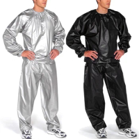 Unisex PVC Sauna Suit Fitness Weight Loss Sweating High Guality Sauna Suit Sports Suit Calories Plus Size L-5XL Slimming Product