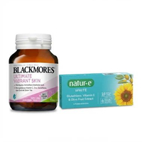 PAKET BEAUTY | Blackmores Ultimate Vibrant Skin + Natur-E White Glutathione V 30 + White 16 Kap