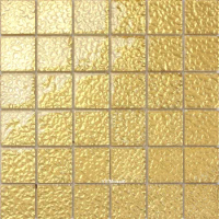 Alkali Resist Gold Mirror Glass mosaic tile, Kitchen Shower Bathroom Wall sticker Wall decoration outdoor swimming pool