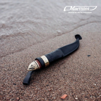 【Marttiini】Salmon 設計款芬蘭刀-鮭魚 552010 ( 芬蘭刀、簡易工具、登山露營)