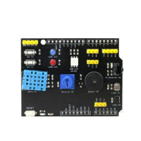 9-in-1 Multi-function Expansion Board for Arduino UNO R3 LM35D DHT11 Temperature Sensor Passive Buzzer Infrared Receiver Shield