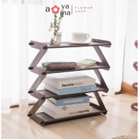 [COD] Aoyama - RPT431 Rak Sepatu 4 Susun Zig Zag Shoe Rack Sandal Holder Rak Buku Serbaguna Storage