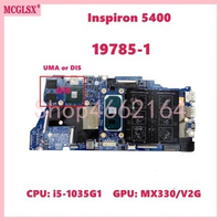 19785-1 With i3-1005G1 i5-1035G1 CPU UMA / MX330-V2G GPU Laptop Motherboard For Dell Inspiron 5400 2n1 Notebook Mainboard