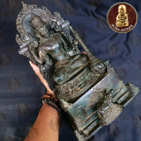 Koleksi Patung Dewa Krisna Duduk Diatas Teratai