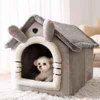 Portable Dog Cat Tent House Waterproof Indoor Dog House Tent Shelter Warm Dog Bed Cat Kennel Dogs Bed for Indoor Outdoor