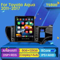 For Toyota Aqua 2011- 2017 Right Hand Driver Car Radio Multimedia Video Player Navigation GPS DSP Android 11 No 2din 2 din dvd