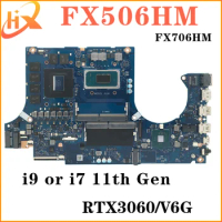 FX506H FX706H Mainboard For ASUS FX506HM FX706HM TUF506H TUF706H TUF506HM TUF706HM Laptop Motherboard i7 i9 11th Gen RTX3060-V6G