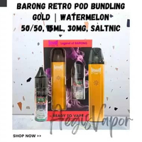 Barong Retro Bundling 15ml 900Mah Compatible Xlim Cartridge Gold
