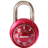 Master Lock Padlock, Mini Dial Combination Lock, 1-9/16 in. Wide anti-theft dormitory gym lock cabinet password lock