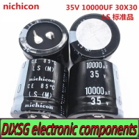 DIXSG (1PCS)35V10000UF 30X30 Japan Nichicon aluminum electrolytic capacitor 10000UF 35V 30*30