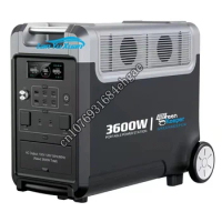 high power 3600W large capacity 51.2V/75Ah 3840wh homeuse outdoor portable solar station UPS LiFePO4 generator