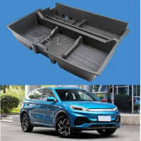 Car Trunk Organizer Tidying Case Sturdy Vehicle Large Capacity Sundries Storage Box Storage Container For BYD Atto 3 Yuan Plus