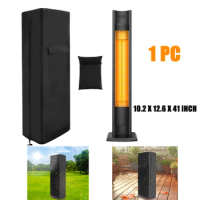 1PC Patio Heater Cover Waterproof Outdoor Heavy Duty Gas Pyramid Umbrella Heater Cover Furniture Protector All-Purpose Covers