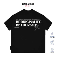 Áo thun BOXY Original form boxy rộng BLACK OF EXIT Original nam nữ Local Brand