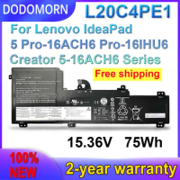 DODOMORN New L20M4PE1 L20C4PE1 L20L4PE1 SB11B66553 Battery For Lenovo IdeaPad 5 Pro-16ACH6 Pro-16IHU6 Creator 5-16ACH6 Series