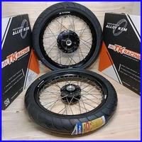 paket velg rx king ring 17 TK racing plus ban IRC FASTI PRO 90/80-17 185&185 ring 17 tanpa ban
