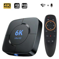 H616 Transpeed Android 10.0 TV Box Voice Assistant 6K 3D Wifi 2.4G&amp;5.8G 4GB RAM 32G 64G Media Player Very Fast Box Top Set