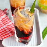 Gelas Segi Kotak Unik Kaca Beling Bening Tebal Citinova Hokaido Kapasitas 350ML Gelas Minum Air Teh 