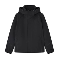 เสื้อแจ็คเก็ตขนเป็ด ผู้ชาย 650FP Stain-Resistant Goose Down Jacket  สีดำ