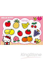 Hello Kitty美味的水果嵌入拼圖
