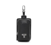 TUMI TURIN Luggage Tag Pouch - Lugage Tag - Black Pebbled
