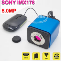5MP 1080P @ 60FPS HDMI WIFI microscope camera with SONY imx178 Sensor for HDMI TV monitor , iphone , ipad , Android