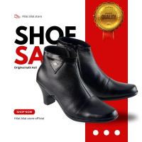 Sepatu Pantofel Kerja boots Kickers Kulit Asli Wanita Original GF.66