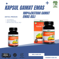 Bumi Herbalis - Gamat Emas Kapsul Ekstrak Teripang Emas Isi 50 Kapsul Original suplemen  makanan