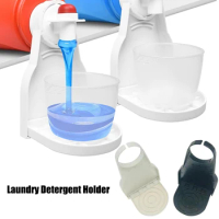 1PCS Laundry Detergent Holder Foldable Laundry Liquid Soap Dispenser Tray Detergent Dripper Prevents Spills And Drips 2 Colors