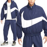 Nike Swoosh 男款 藍色 大LOGO 防水 連帽 外套 FB7878-410