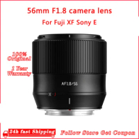 TTArtisan Auto Focus 56mm F1.8 camera lens for Fuji X Mount XS10 XS20 X-H2s XT5 XT30 Sony E Mount a6000 zve10 a6700