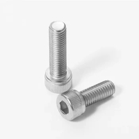M2 hex socket screw 304 stainless steel 2mm * 3 4 5 6 8 10 12 14 16 18 22 25 30mm hexagon socket head cap bolt M2 nut and washer