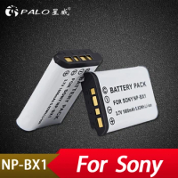 Palo 2Pcs Bateria NP-BX1 NPBX1 np bx1 Battery for Sony DSC-RX100 DSC-WX500 HX300 WX300 HDR AS100v AS200V AS15 AS30V AS300