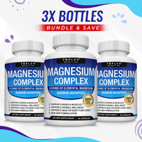 Magnesium Complex 8 Essential Magnesium Supplement - 3 Pack Bundle