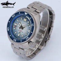 Heimdallr Titanium 6105 Turtle Watch For MenC3 Luminous Dial Sapphire 200M Waterproof NH35 Movement Automatic Dive Wristwatches