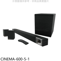 Klipsch【CINEMA-600-5-1】微型劇院SOUNDBAR音響(含標準安裝)(商品卡600元)