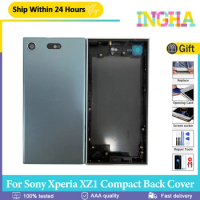 Original Back Battery Cover For Sony Xperia XZ1 Compact G8441 SO-02K Housing Case For Sony XZ1 Mini Back Cover Replacement