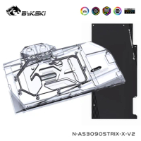 Bykski Water Cooler For ASUS RTX3090 3080 STRIX Graphics Card ,Full Cover Water Block, N-AS3090STRIX-X-V2