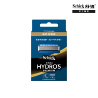 【Schick 舒適牌】水次元5Premium刮鬍刀片4入