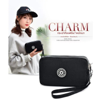 Women's coin purse long model 2026 new phone bag with three layers of zipper, large capacity hand-he